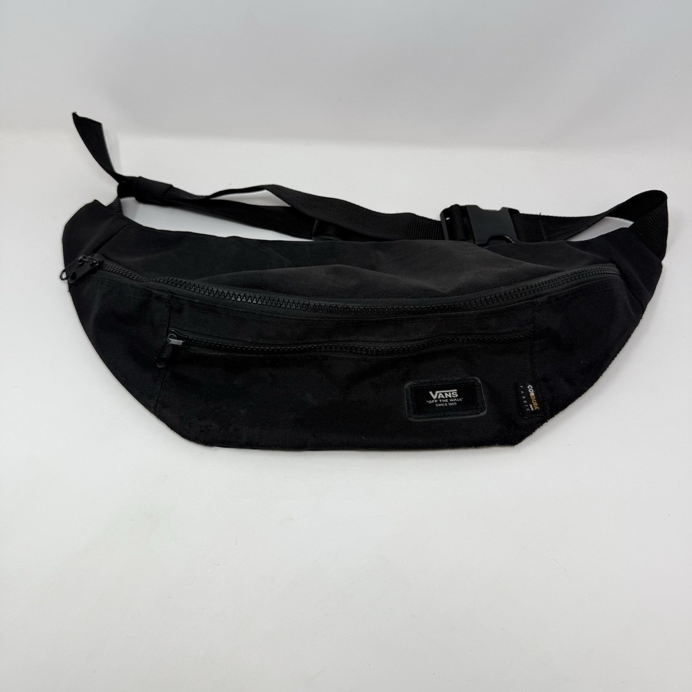 VANS Ward Ripstop‎ Crossbody Bag Distressed Black